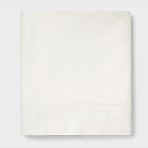 Twin XL 400 Thread Count Performance Flat Sheet Sour Cream - Threshold